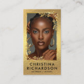 QR-code Modellen danseressen foto fotograaf Visitekaartje (Voorkant)