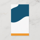 QR-code | Modern Abstract golfontwerp Visitekaartje (Achterkant)