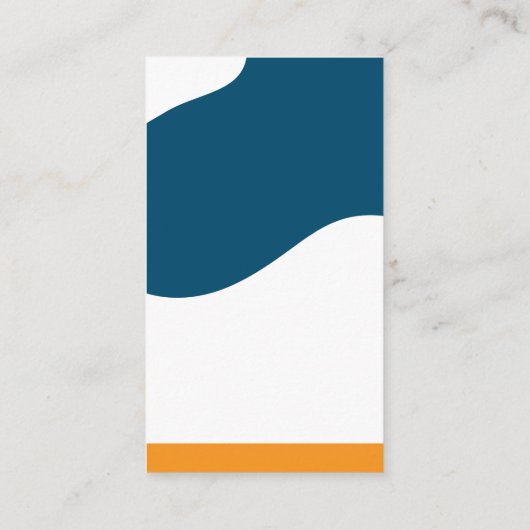 QR-code | Modern Abstract golfontwerp Visitekaartje (Achterkant)