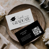 QR Code Modern Afstuderen College Fund Scan Kaart Visitekaartje