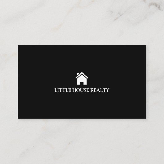 QR-code Modern Black Logo Professional Visitekaartje (Achterkant)