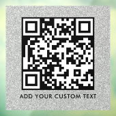 QR-code | Modern Eenvoudig Stijlvol Scanbaar Raamsticker (Vel 3)