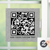 QR-code | Modern Eenvoudig Stijlvol Scanbaar Raamsticker (Huis)