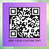 QR-code | Modern Eenvoudig Stijlvol Scanbaar Raamsticker (Vel 3)