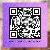 QR-code | Modern Eenvoudig Stijlvol Scanbaar Raamsticker (Vel 2)