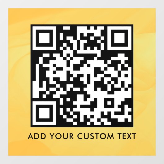 QR-code | Modern Eenvoudig Stijlvol Scanbaar  Raamsticker (Vel)