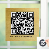 QR Code | Modern Eenvoudig Stijlvol Scanbaar Raamsticker (Huis)