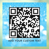 QR-code | Modern Eenvoudig Stijlvol Scanbaar Raamsticker (Vel 3)