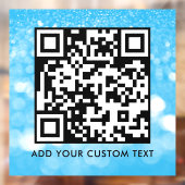 QR-code | Modern Eenvoudig Stijlvol Scanbaar Raamsticker (Vel 2)