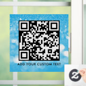 QR-code | Modern Eenvoudig Stijlvol Scanbaar Raamsticker (Huis)