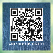 QR-code | Modern Eenvoudig Stijlvol Scanbaar Raamsticker (Vel 3)