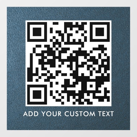QR-code | Modern Eenvoudig Stijlvol Scanbaar Raamsticker (Vel)