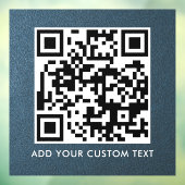 QR-code | Modern Eenvoudig Stijlvol Scanbaar Raamsticker (Vel 3)