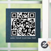 QR-code | Modern Eenvoudig Stijlvol Scanbaar Raamsticker (Huis)