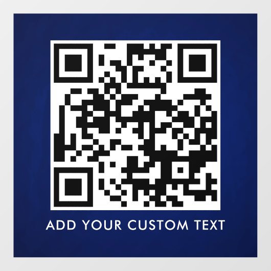 QR Code | Modern Eenvoudig Stijlvol Scanbaar  Raamsticker (Vel)