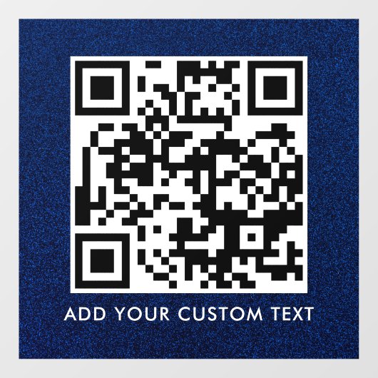 QR Code | Modern Eenvoudig Stijlvol Scanbaar Raamsticker (Vel)