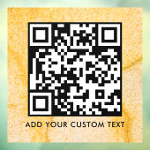 QR-code | Modern Eenvoudig Stijlvol Scanbaar Raamsticker (Vel 3)