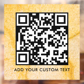 QR-code | Modern Eenvoudig Stijlvol Scanbaar Raamsticker (Vel 2)