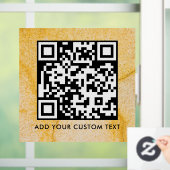 QR-code | Modern Eenvoudig Stijlvol Scanbaar Raamsticker (Huis)