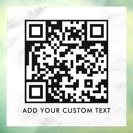 QR-code | Modern Eenvoudige Stijlvolle Scanbare  Raamsticker (Vel 3)