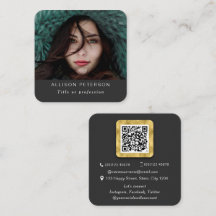 QR-code modern goud professionele scanner foto