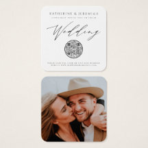 QR-code Modern legant Weddenschap