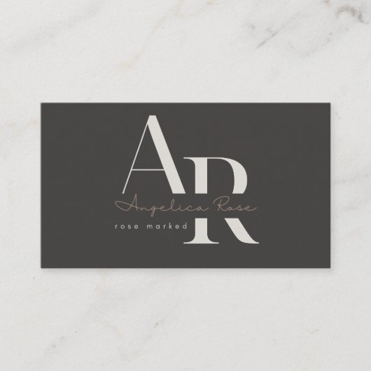 QR Code Modern Minimalist Business Cards Visitekaartje (Voorkant)
