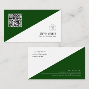 QR code Modern minimalist Clean Corporate Business Visitekaartje