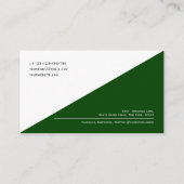 QR-code Modern minimalistisch Schone bedrijven Visitekaartje (Achterkant)