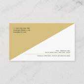 QR-code Modern minimalistisch Schone Professional  Visitekaartje (Achterkant)