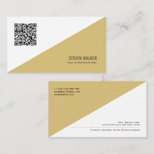 QR-code Modern minimalistisch Schone Professional  Visitekaartje