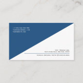 QR-code Modern minimalistisch Schone Professional  Visitekaartje (Achterkant)