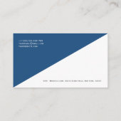 QR-code Modern minimalistisch Schone Professional  Visitekaartje (Achterkant)