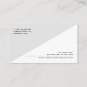 QR-code Modern minimalistisch Schone Professional Visitekaartje (Achterkant)