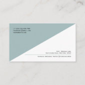 QR-code Modern minimalistisch Schone Professional  Visitekaartje (Achterkant)