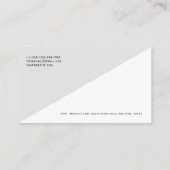 QR-code Modern minimalistisch Schone Professional  Visitekaartje (Achterkant)