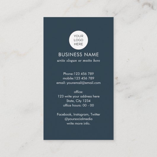 QR-code Modern professioneel onroerend goed foto B Visitekaartje (Achterkant)