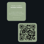 QR Code Modern Simple Fall Weddenschap Website Informatiekaartje<br><div class="desc">QR Code Modern Simple Fall Wedding Website Kaart</div>