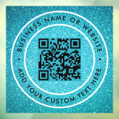 QR Code | Modern Stijl Scannbaar Raamsticker (Vel 3)