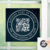 QR-code | Modern Stijlvolle Scanbaar Raamsticker (Huis)