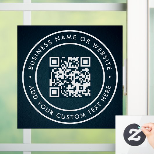 QR-code | Modern Stijlvolle Scanbaar Raamsticker (Huis)