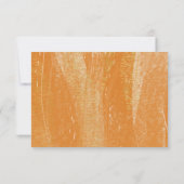 QR-code Modern Terracotta Gold Foil Wedding RSVP Kaartje (Achterkant)