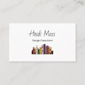 QR code Modern Urban Design Consultant  Visitekaartje (Voorkant)