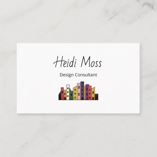 QR code Modern Urban Design Consultant  Visitekaartje (Voorkant)