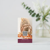 QR-code Modern Visitekaartje fotobakkerij (Staand voorkant)