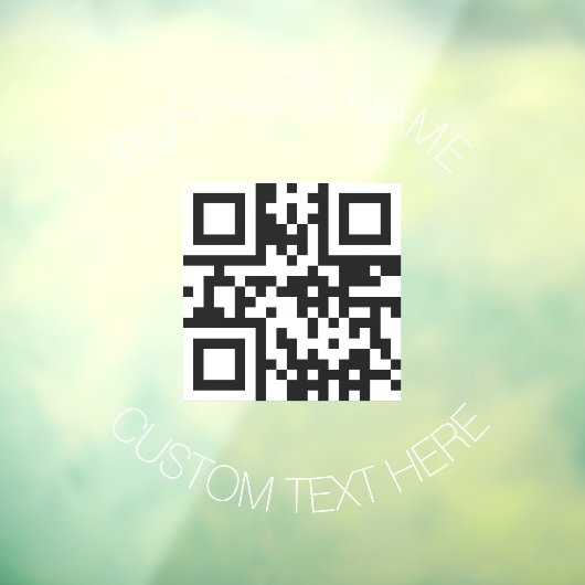 QR Code Moderne Aangepaste promotie voor bedrijven Raamsticker (Vel 3)