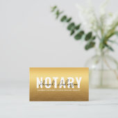 QR Code | Moderne Gouden Mobiele Notaris Openbaar Visitekaartje (Staand voorkant)