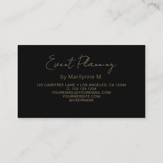 QR Code Moderne grafische gebeurtenissen Visitekaartje (Achterkant)