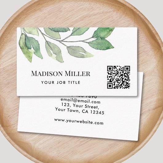 QR-code Moderne Griekenland Visitekaartje