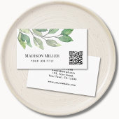 QR Code Moderne Groenelementen  Visitekaartje
